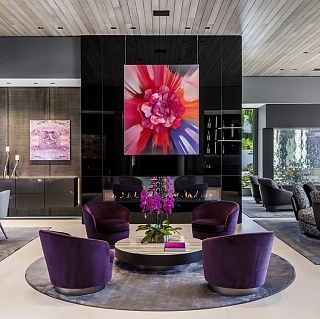 ����� ������� ����� ��� ����� Aurelia Round Grey Light Purple