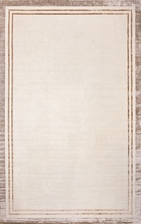  Silk Border beige brown 2x3   