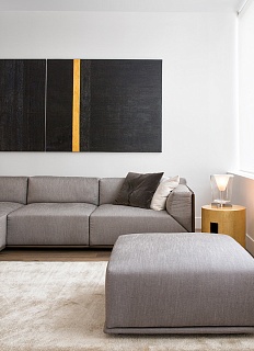  Linear Chic brown plain 2x3
