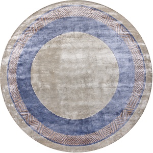  Prismatic Tuft Light Blue Round 200